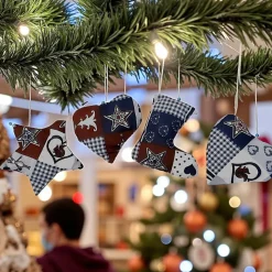 Baumschmuck 4-er Set, Christbaumschmuck, Geschenkeanhänger