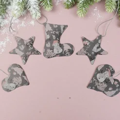 Baumschmuck 5-er Set, Geschenkenhänger