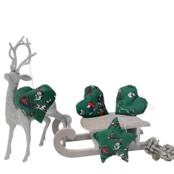 Baumschmuck 4-er Set grün