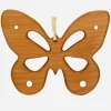 Baumschmuck Schmetterling  - Edler Geschenkanhänger aus Kirschbaum-Holz