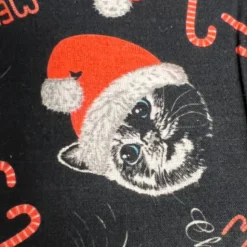 Baumwolldruck - Katzen mit Weihnachtsmützen - Weihnachten - 50cm