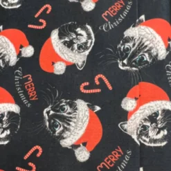 Baumwolldruck - Katzen mit Weihnachtsmützen - Weihnachten - 50cm