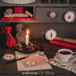 Baumwollstoff Weihnachtsleckerei von acufactum by Silke Leffler – OEKO-TEX – ab 0,3 m Stoff mit Weihnachtsmotiv
