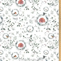 Baumwollstoff Winterromantik von acufactum by Sophia Drescher – OEKO-TEX –  Weihnachtsmotiv - ab 30 x 145 cm
