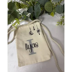 Bayram Eid Geldbeutel – Nachhaltige Geschenkverpackung & Umhängetasche personalisierbar