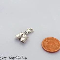 Bayrische Lederhose, Charm/Anhänger aus Sterlingsilber