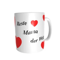 Bedruckte Tasse Muttertag Beste Mama der Welt Geschenk Mama Geschenk Kaffeetasse Teetasse