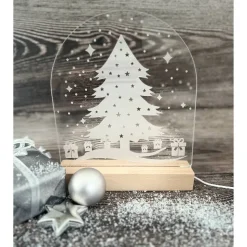 Beleuchtetes Schild, Weihnachten, Weihnachtsdekoration, Nachtlicht, beleuchtetes Acrylglas, verschiedene Modelle