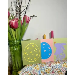 Besondere Osterkarte | Einzelstück | Handarbeit | 3 Motive zur Auswahl