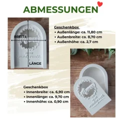 Beste Mama Geschenkset Geburtstag, Mitbringsel, Geschenk aus Gießmasse, Gutscheinbox, Verpackung Geldgeschenk, Muttertag