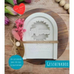 Beste Mama Geschenkset Geburtstag, Mitbringsel, Geschenk aus Gießmasse, Gutscheinbox, Verpackung Geldgeschenk, Muttertag