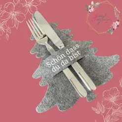 Bestecktasche Filz - Filzbaum