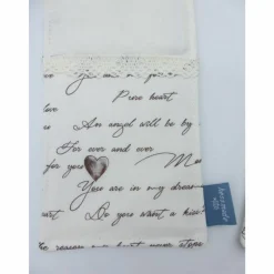 Bestecktasche 'you are my sweatheart' mit Spitze