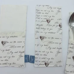 Bestecktasche 'you are my sweatheart' mit Spitze