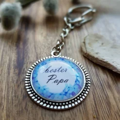 bester Papa Schlüsselanhänger Cabochon 20mm