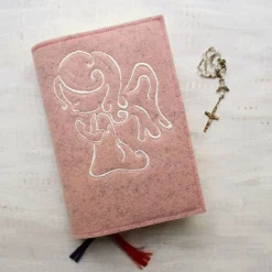 Bestickte Gotteslobhülle aus Filz *Engel *individuell angefertigt