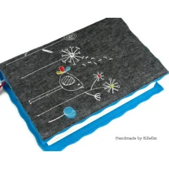 bestickte Gotteslobhülle, Bibelhülle, Filz, mit Namen, Geschenke zur Kommunion, Konfirmationsgeschenke