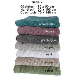 Bestickte Handtücher Mr. & Mrs. Love mit Monogramm Frotteetuch 2er Set Geschenk für Verliebte Hochzeit Valentinstag