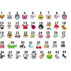 Bestickte Windel mit Namen