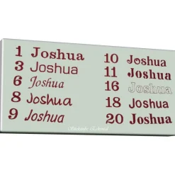 Bestickte Windel mit Name