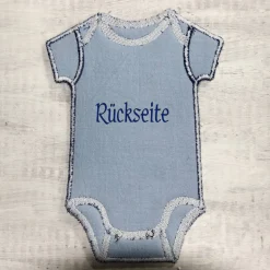 Bestickter Deko-Babybody aus Filz Patentante oder Patenonkel *individuell angefertigt