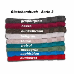 Besticktes personalisiertes Gästehandtuch Love for ever Verliebtes Paar Frotteetuch für Verliebte Hochzeit Valentinstag