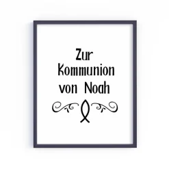 Bügelbild - Zur Kommunion  - personalisierbares Bügelbild mit Wunschnamen - Applikation zum aufbügeln - Aufb
