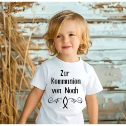 Bügelbild - Zur Kommunion  - personalisierbares Bügelbild mit Wunschnamen - Applikation zum aufbügeln - Aufb