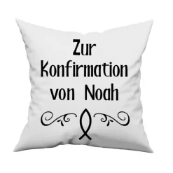 Bügelbild - Zur Konfirmation  - personalisierbares Bügelbild mit Wunschnamen - Applikation zum aufbügeln - A