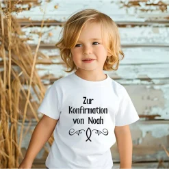 Bügelbild - Zur Konfirmation  - personalisierbares Bügelbild mit Wunschnamen - Applikation zum aufbügeln - A