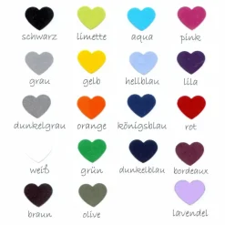 Bügelbild Adventskalender Zahlen 1-24 aus Flockfolie – Velour zum Aufbügeln