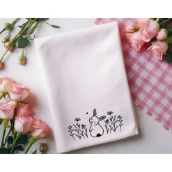 Bügelbild für Ostern - mit Häschen / Osterhase / Bügelbilder Hase Ostermotiv/ Frühling / Hase