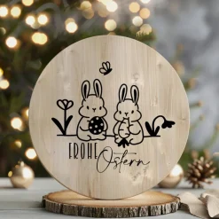 Bügelbild für Ostern - mit Osterhase und Ostereiern // DIY Osterdeko & Geschenke