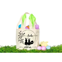 Bügelbild für Ostern - mit Osterhasen im Frühling // DIY Osterdeko & Geschenke