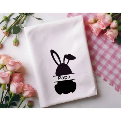 Bügelbild für Ostern mit Namen und Häschen / Osterhase / Bügelbilder Hase Ostermotiv/ Osterei/ Frühling -