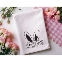 Bügelbild Ostern - süßes Bügelbild Hasenohren // DIY Osterdeko & kreative Oster Geschenke