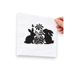 Bügelbild Ostern - süßes Bügelbild Osterhase // DIY Osterdeko & kreative Oster Geschenke