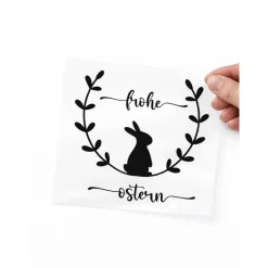 Bügelbild Ostern // Zauberhafte Osterdeko mit DIY Bügelbild // Dein persönlicher Osterhase zum Aufbügeln /