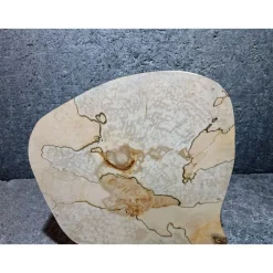 Biete hier eine Baumscheibe, Holzscheibe gestockte Birke an