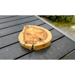 Biete hier eine Baumscheibe, Holzscheibe gestockte Traubenkirsche an