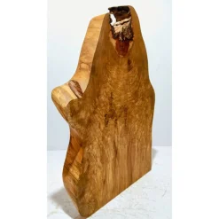 Biete hier eine große halbe Baumscheibe, Holzscheibe gestockte Birne an