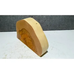 Biete hier eine halbe Baumscheibe, Holzscheibe, gestockte Birke an