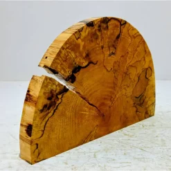 Biete hier eine halbe Baumscheibe, Holzscheibe, gestockte Erle an