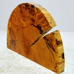 Biete hier eine halbe Baumscheibe, Holzscheibe, gestockte Erle an