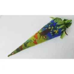 Bilderbuch-Schultüte „Nachts im Wald“ aus Filz – Handgefilzte Zuckertütenhülle für Jungen & Mädchen