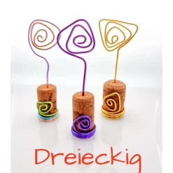 Bilder-/Kartenhalter 3, 6 oder 10er Set Weinkorken Sektkorken Upcycling