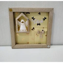 Bilderrahmen als Geschenkset / Geldgeschenk aus festem Tonkarton