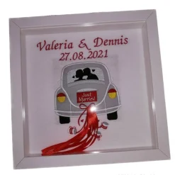 Bilderrahmen Hochzeit Geldgeschenk zur Hochzeit Hochzeitsbilderrahmen