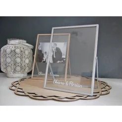 Bilderrahmen mit Wunschnamen *personalisiert* | Hochzeitsgeschenk | Beste Freundin Geschenk | Geschwister Geschenk | Gel