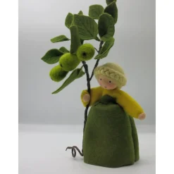 Birnen Mädchen  - Blumenkind - Jahreszeitentisch - Waldorf Art - Herbst Dekoration - Art.Nr. HE9